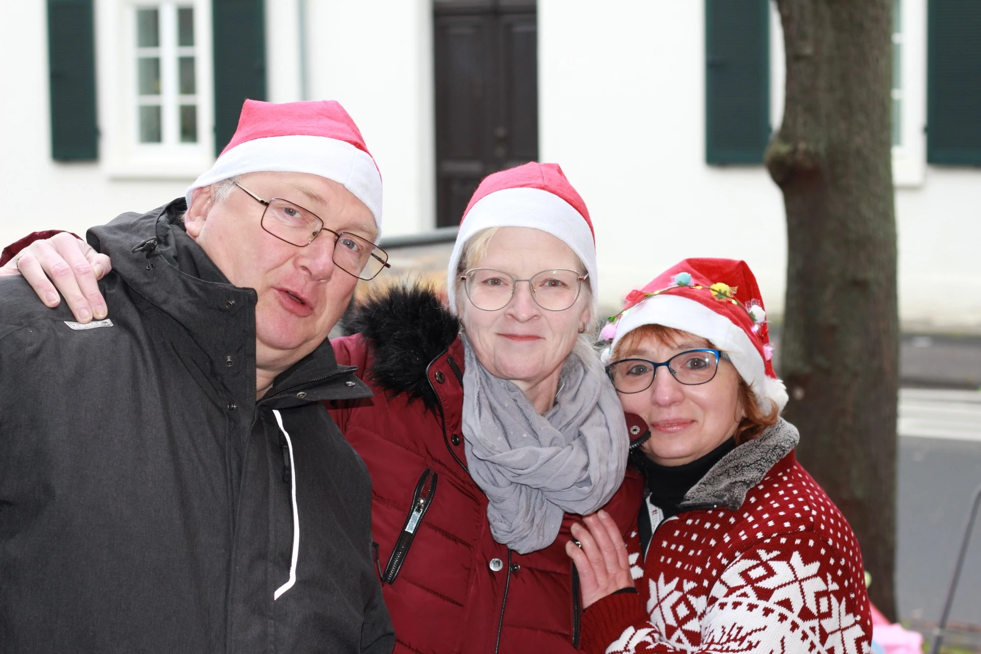 Team bei der Winteraktion
